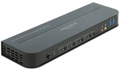 Image de DELOCK DeLOCK 11483 Commutateur KVM Noir