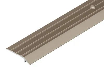 Zdjęcie produktu dla Profil progowy skośny aluminiowy 30x5mm Cezar Szampan Mat 0,90m