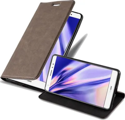 Obrázek produktu pro Cadorabo pouzdro pro Huawei MATE S Protective Case in Brown Pouzdro na mobil s magnetickým zavíráním