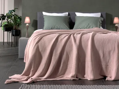 Produktbild von ICA Plaid 140X200 Mellow Rose