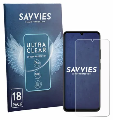 Produktbild von 18x Für Lava Bold N2 Schutzfolie Savvies Displayschutz Display Schutz Folie Klar Transparent
