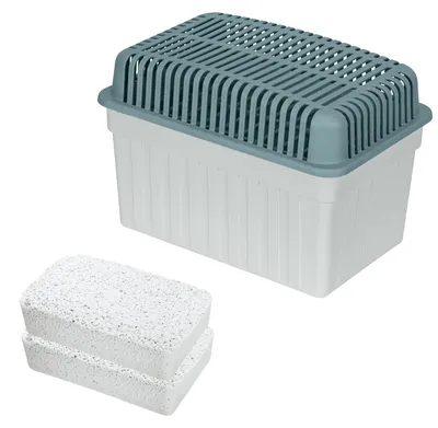 Obrázek produktu pro Odvlhčovač vzduchu WENKO 2 x 1 kg, odvlhčovač vzduchu v místnosti s 1 x náplní
