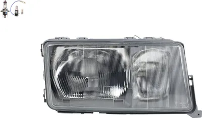 Produktbild von Scheinwerfer passend für Mercedes W201 10/82-08/1993 Rechts Leuchtmittel 2018207661 2018208061 2018200261 A2018200261 A2018207661 Johns