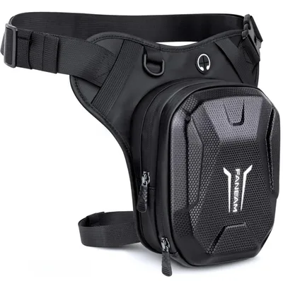 Obrázek produktu pro Motocyklová brašna, uni, multifunkční, voděodolná, bederní/stehenní brašna, nastavitelná
