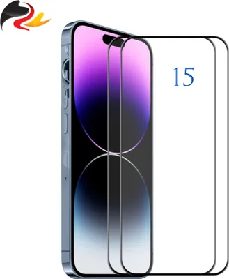 Produktbild von 2X Für iPhone 15 6.1" Panzerglas Glasfolie Display Schutz 9H Hart Echt Glas Displayschutzfolie 2 Stück - Moe-Pley™