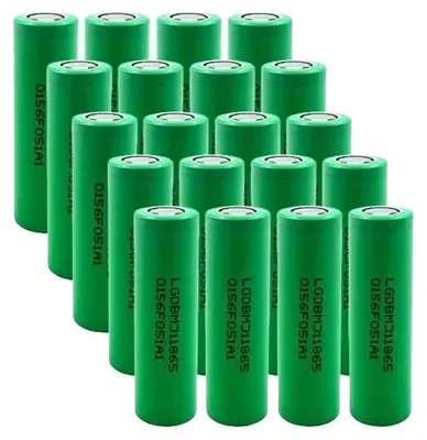 Zdjęcie produktu dla Bateria litowo-jonowa, pojemność 3500 mAh, napięcie 3.7 V, zestaw 20 sztuk, bateria 3.7 V