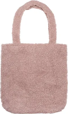 Produktbild von styleBREAKER Damen Tasche aus Teddyfell mit breiten Henkeln | kuschelige Beuteltasche mit Magnetverschluss | weich gefüttert & ideal als Shopper