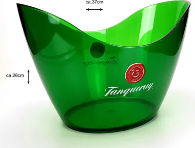 Produktbild von Tanqueray Flaschenkühler Eiskühler Getränkekühler Bar - grün verschiedene Muster