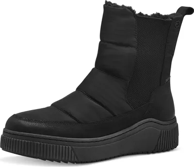 Produktbild von Tamaris Comfort Stiefel - Schwarz Leder/Textil : Normal : 40 Größe: 40 Weite: Normal