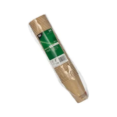Produktbild von Trinkbecher, Pappe 0,18 l Ø 7 cm · 9,2 cm braun