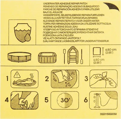 Produktbild von Pool-Reparaturflicken 10 Stück BESTWAY 62091