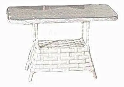 Produktbild von Moderne Gartenmöbel 4tlg. Tisch Sessel Hocker Veranda Sofa Garnitur