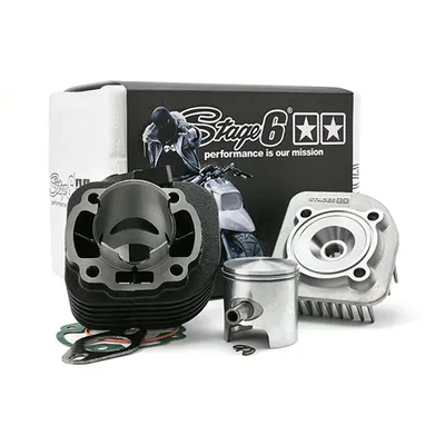 Produktbild von STAGE6 STREETRACE GRAUGUSS 70CC ZYLINDERKIT FüR HORIZONTALE MINARELLI AC MOTOREN.