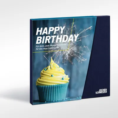 Produktbild von Jochen Schweizer Geschenkbox Zum Geburtstag; Erlebnis verschenken oder selbst erleben;