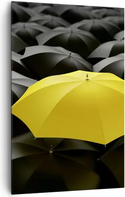 Produktbild von Bild auf Leinwand - Leinwandbild - Einteilig - Regenschirme Regen Wetter - 80x120cm - Wand Bild - Wanddeko - Wandbilder - Leinwanddruck - Wanddekoration - Leinwand bilder - Wandbild - PA80x120-2564