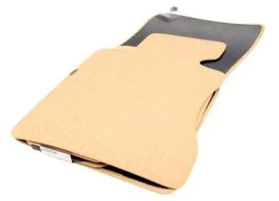 Image de Tapis de sol en velours pour BMW Série 5 E60/E61 (2003-2010) - beige