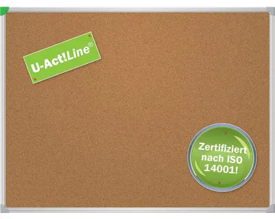 Produktbild von Korktafel U-ActLine 180x120cm