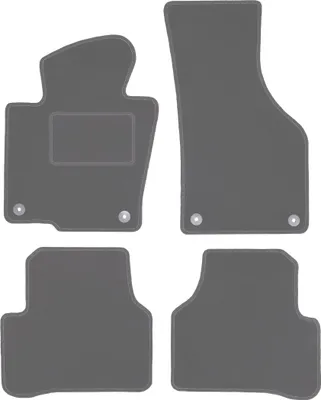 Produktbild von Graphit-Fußmatten für: Volkswagen Passat CC Coupé (2008-2012)