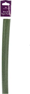 Produktbild von Culpitt Floral Wire Dark Green set/20 -18 gauge-