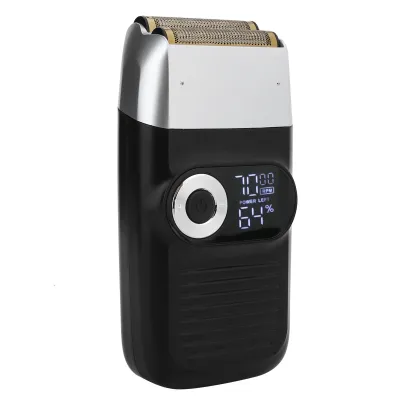 Obrázek produktu pro Elektrický holicí strojek s fólií Dobíjecí holicí strojek na vousy LCD Knír pro muže