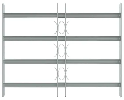 Immagine prodotto di vidaXL Griglia per finestre regolabile con 4 traverse 500-650 mm