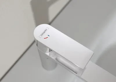 Immagine prodotto di hansgrohe Rebris S, miscelatore monocomando per lavabo, 80, CoolStart, senza set di scarico, cromato, 1 pz.