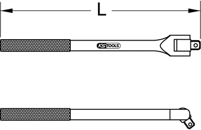 Image de Poignée articulée BERYLLIUMplus 1/4" 215 mm