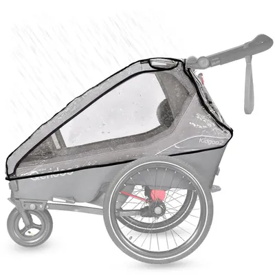 Image de Protection anti-pluie pour poussettes, transparente, taille unique, accessoire pour poussettes