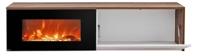 Zdjęcie produktu dla Nowoczesny stojak na telewizor z kominkiem salon nowy design meble drewno