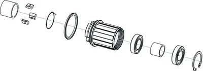 Image de SUNringle : corps de roue libre/rotor pour les modèles Demon II et Expert, compatible avec 10/11 vitesses, couleur rouge - précision optimale...