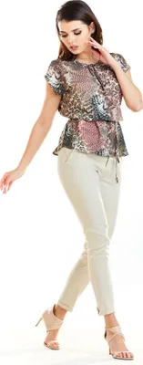 Imagen del producto de Infinite You, camisa para mujer, modelo Calo, color marrón, talla S