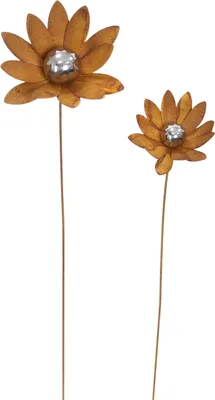 Produktbild von Gartenstecker "Blume", 2er Set