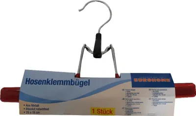 Produktbild von Hosenklemmbügel aus Metall EUROHOME®