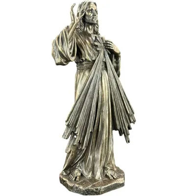Immagine prodotto di Gesù Veronese, La Misericordia di Dio WU75020A1 | Statua di Cristo in bronzo dipinta a mano | Scultura religiosa cristiana decorativa, 30 cm