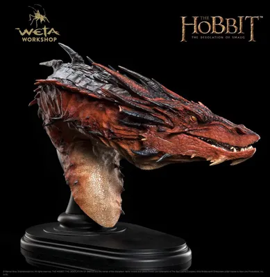 Obrázek produktu pro Soška Smauga, hobita, osamělého draka. Výška: 36 cm