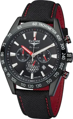 Produktbild von ELYSEE Herrenuhr THE RACE 2 schwarz schwarz onesize Herren 43 mm 80400, 80401, 80402, 80404
