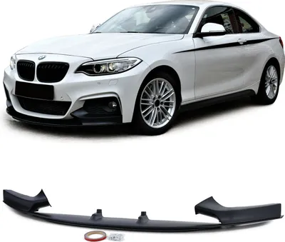Produktbild von Frontspoiler Performance Spoiler Lippe Stoßstange in Schwarz Matt für BMW 2er