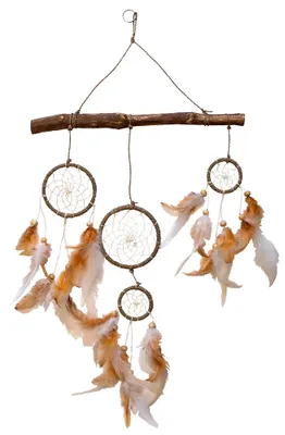 Produktbild von Traumfänger Mobile naturfarben 30x60cm