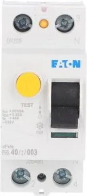 Image de 2P 40A 0,03A Disjoncteur différentiel Type AC PF6-40/2/003 286496
