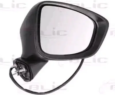 Produktbild von BLIC 5402-14-2001736P Außenspiegel Seitenspiegel Rechts für MAZDA CX-5 (KE, GH) Beheizt Konvex Grundiert Elektrisch