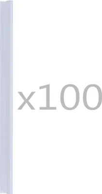 Produktbild von vidaXL Clips für Sichtschutzstreifen 100 Stk. PVC Transparent