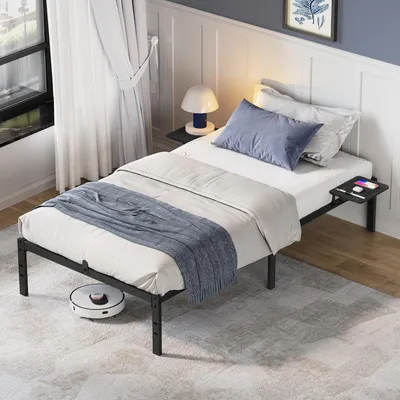 Immagine prodotto di Struttura singola per letto VASAGLE, 90 x 200 cm, telaio letto con rete a doghe