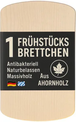 Produktbild von Frühstücksbrett Holz 24x15x1cm Esche