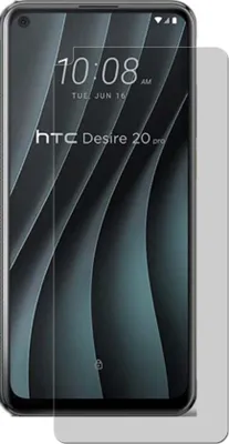 Imagen del producto de 2 protectores de pantalla resistentes para HTC Desire 20 Pro, protectores de alta resistencia, nivel de dureza 7H
