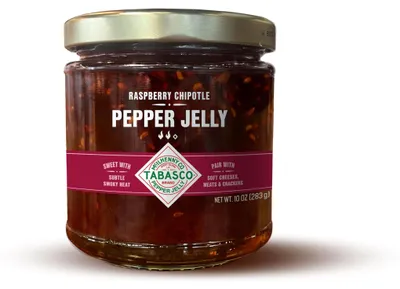 Obrázek produktu pro TABASCO® Pepper Jelly Raspberry Chipotle – 283 g Glas – Süß-scharfes Gelee zum Kochen, Dippen & Verfeinern, vegan & glutenfrei