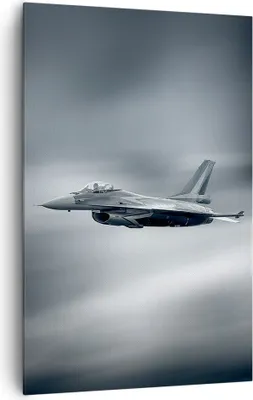Produktbild von Bild auf Leinwand - Leinwandbild - Einteilig - Flugzeug Himmel Flug - 80x120cm - Wand Bild - Wanddeko - Wandbilder - Leinwanddruck - Wanddekoration - Leinwand bilder - Wandbild - PA80x120-3415