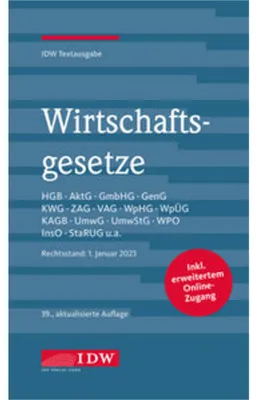 Produktbild von Wirtschaftsgesetze 2023