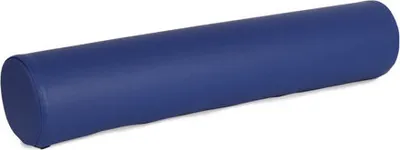 Produktbild von Habys Lagerungsrolle, Vollrolle, Nackenkissen, Lagerungskissen, Nackenrolle, Knierolle für Massage und Therapie, Fitnessrolle, 12x60cm, Blau_