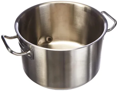 Image de Casserole Agnelli en acier inoxydable COIX3104E24, en acier inoxydable, diamètre 24 cm, compatible avec les plaques à induction