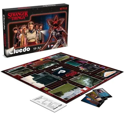 Image de Cluedo Stranger Things Jeu de Société, 2 à 6 Joueurs, Dès 15 Ans, Winning Moves